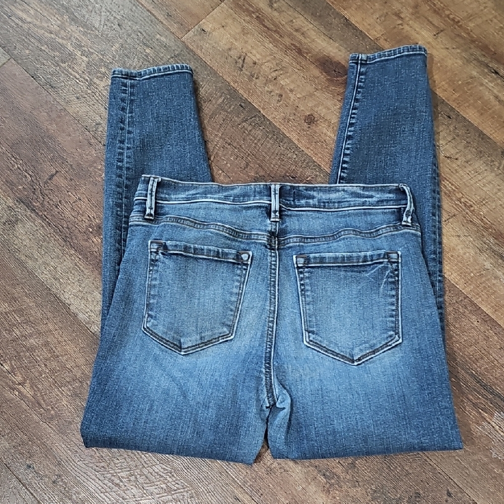 LOFT Women's Skinny Jeans in Blue Size 27 4